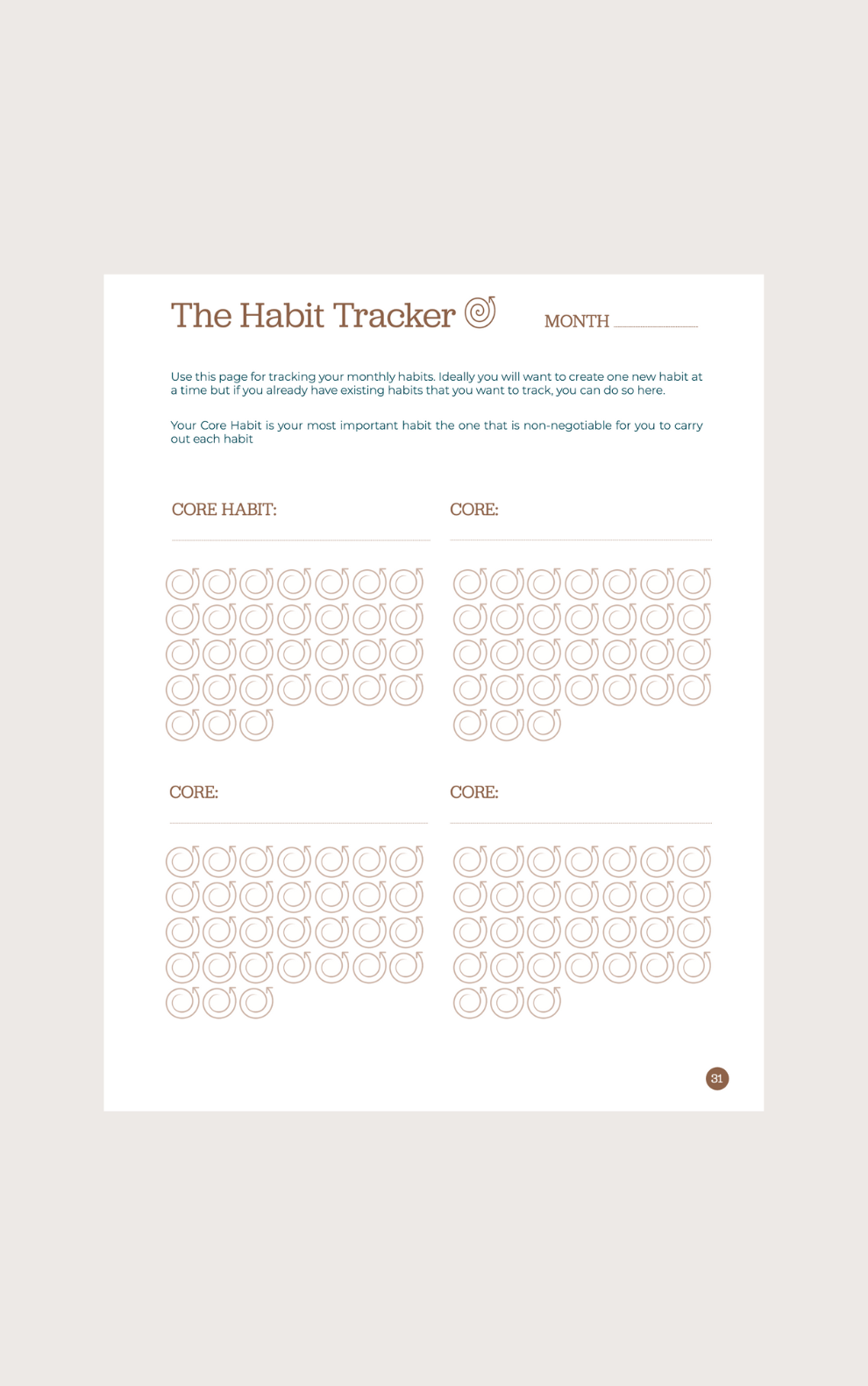 The Lifeflow Planner Habit Tracker